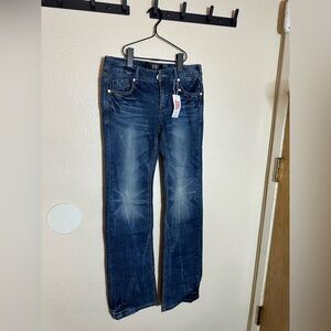 VMC deadstock 2000’s womens jeans flare vintage wash